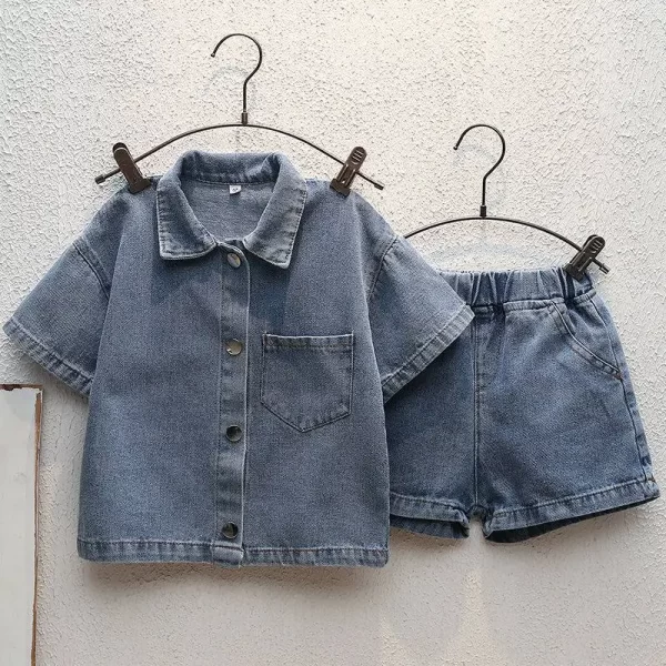 Boys' Denim Shorts Set - Image 4