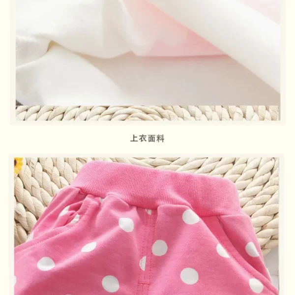Baby Girl Mouse Ears Clothes Set - Image 6