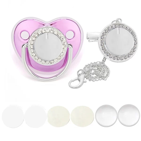 Baby Bling Pacifier/Clip/Holder Personalized - Image 15