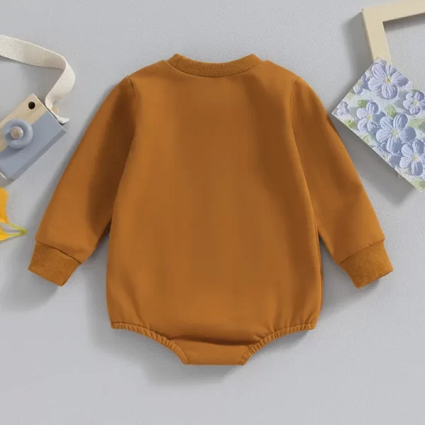Cozy Newborn Sweatshirts Bodysuit - Image 4