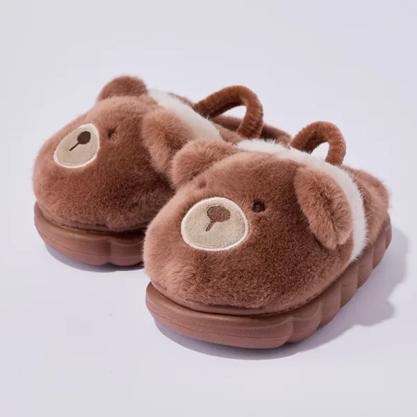 New Children's Plush Animal Slippers - Image 12