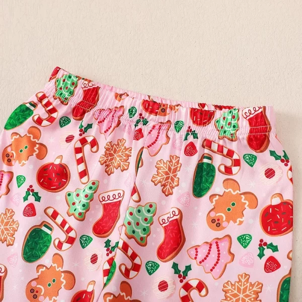Toddler Girl's Christmas Pajamas Sets - Image 6