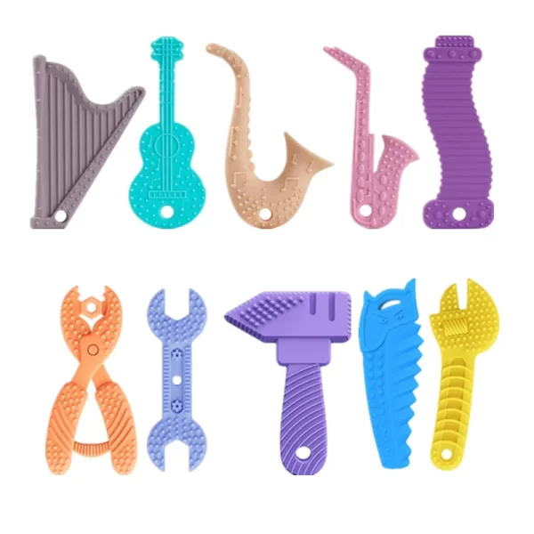 Baby Soft Silicone Teether BPA-Free