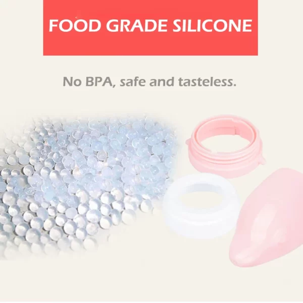 Baby Feeding Bottle Dolphin Silicone Rice Cereal Spoon - Image 3