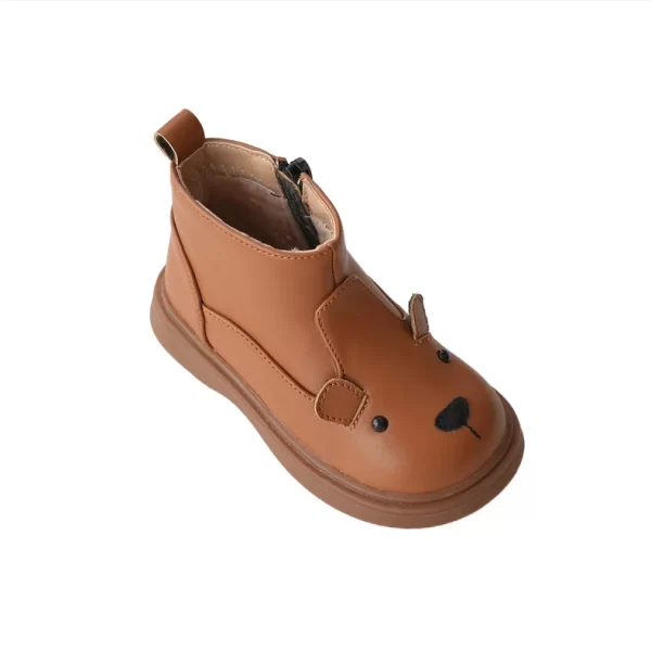 Children's Cute Leather Boots Fleece-lined - Image 2