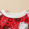 RUEWEY Christmas Newborn Santa Onesie - Image 4