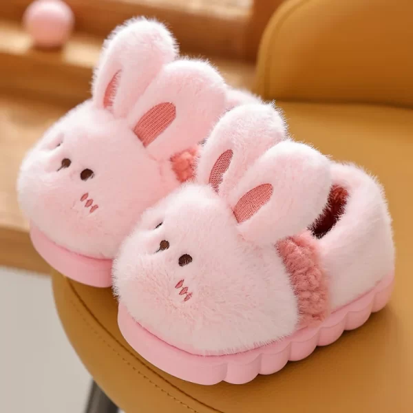 New Children's Plush Animal Slippers - Image 5