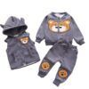Cartoon Cat Hooded Vest Set - Image 26