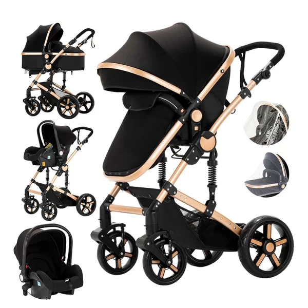 2 in 1 Comfort Baby Stroller/Pram - Image 9