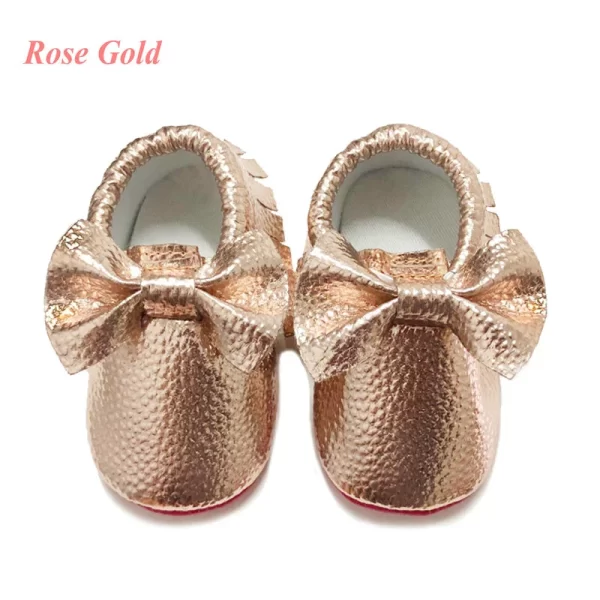 Bowknot Leather Baby Shoes - Image 10