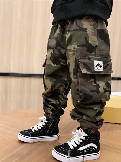 Children's Camouflage Cargo Pants