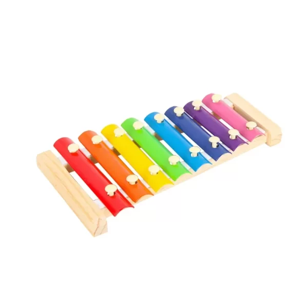 8 Tones Multicolor Xylophone Wood Musical Instrument - Image 7