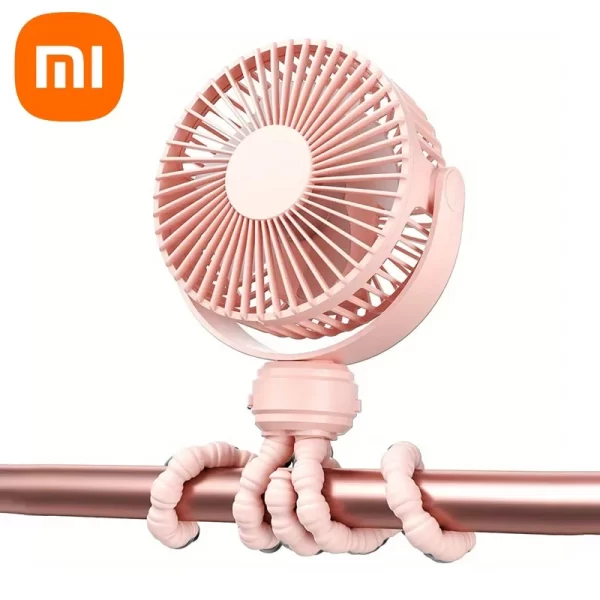 Mini Portable Stroller Fan Detachable 3 Speed ​​Rechargeable - Image 7