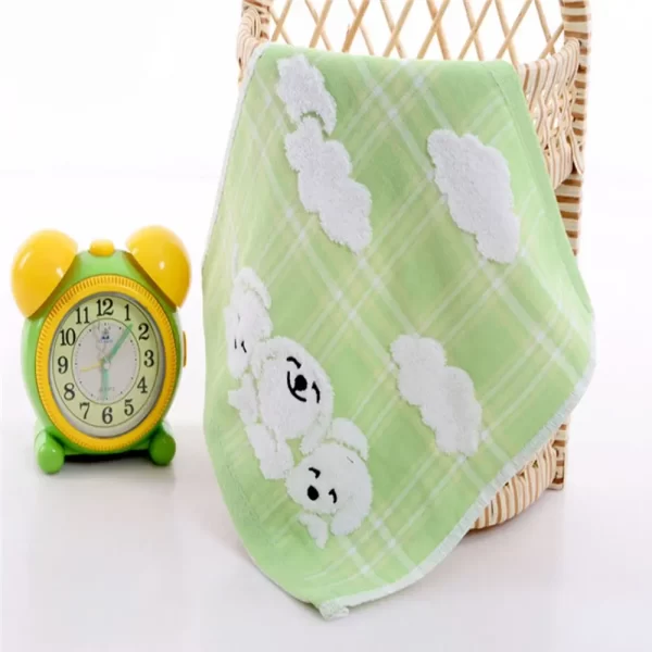 Cute Cartoon Bear Hand Towel Soft Cotton Kids - Image 13