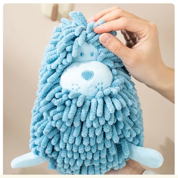 Cartoon Seal Chenille Hand-Wiping Plush Toy - Image 4