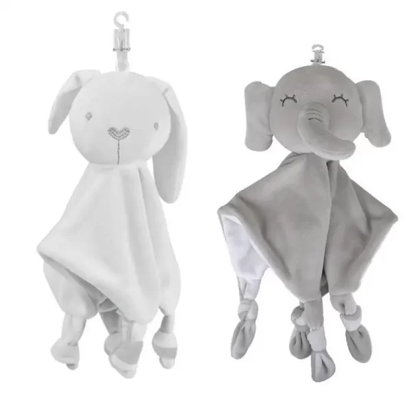 Elephant Rabbit Baby Lovey Plush