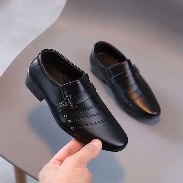 Boy's Leather Dress Shoes - Image 5