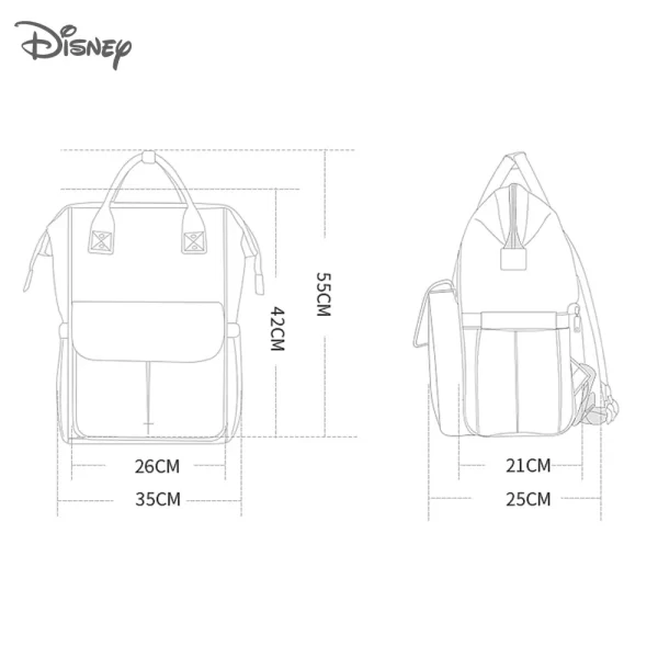 Disney Baby Diaper Bag Backpack Waterproof - Image 6