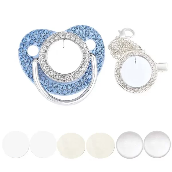 Baby Bling Pacifier/Clip/Holder Personalized - Image 12
