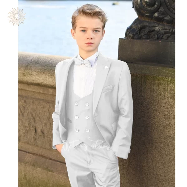 Boy's 3pcs Formal Suits Slim Fit - Image 6