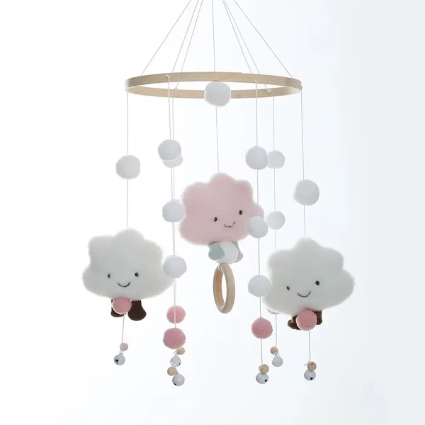 Cute Cloud Face Mobile Rattles Toys for Newborn 0-12 Months - Image 12