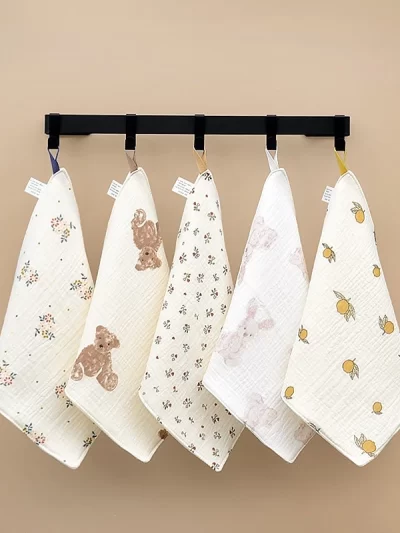 Muslin Cotton Burp Cloths