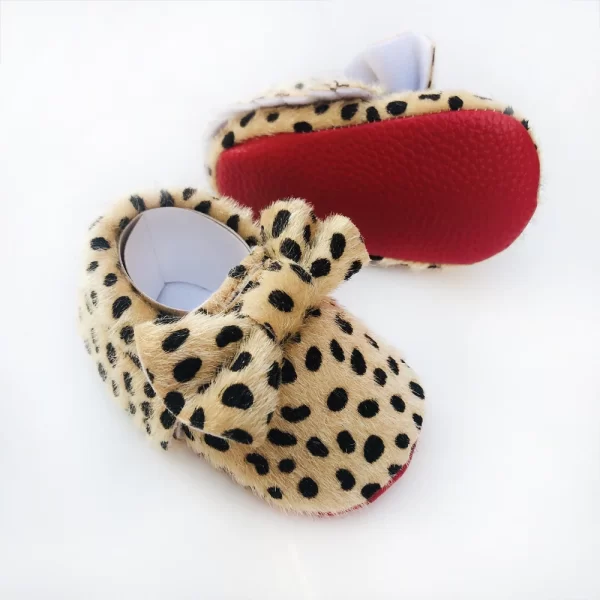Bowknot Leather Baby Shoes - Image 2