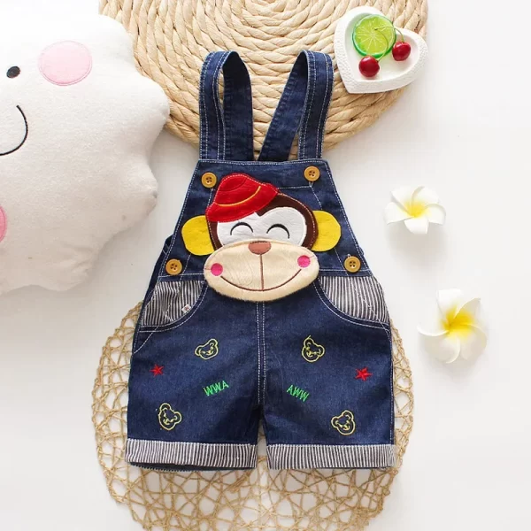 Cute Overall Jean Shorts - Image 11