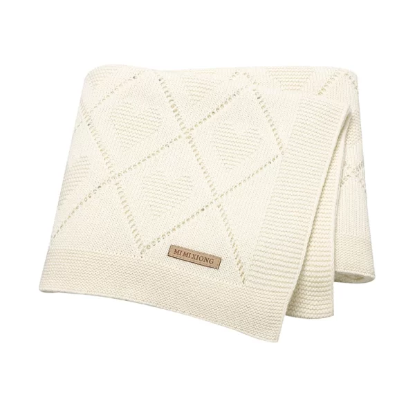 Baby Blankets Knitted Breathable Cotton - Image 13