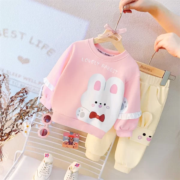 Baby Girl's Cute Bunny Outfit