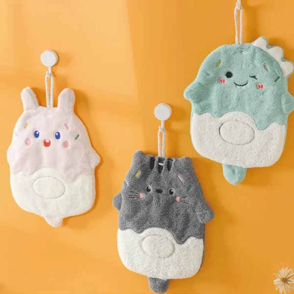 Cute Animal Hand Towel Kids - Image 2