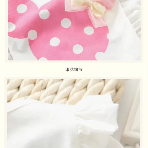Baby Girl Mouse Ears Clothes Set - Image 5