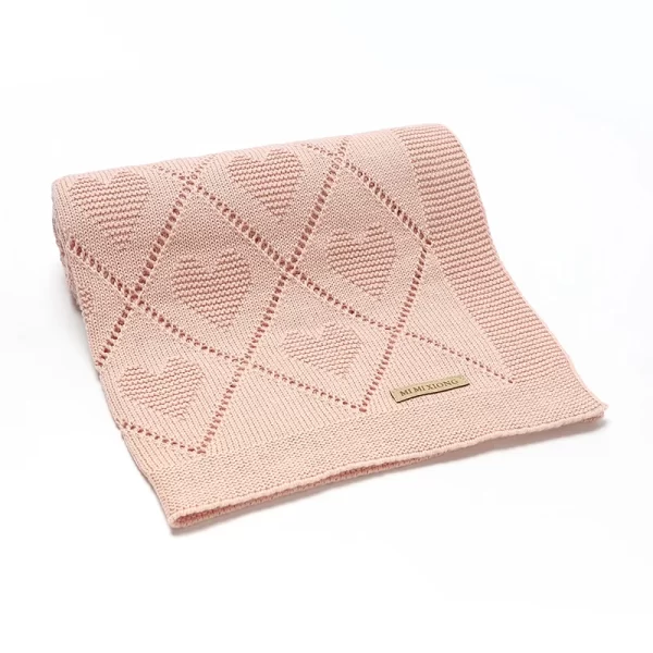 Baby Blankets Knitted Breathable Cotton - Image 2