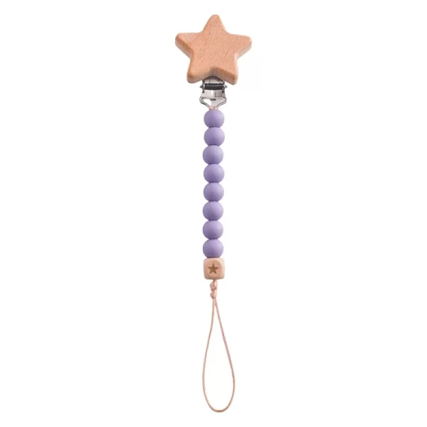 Baby Pacifier Flower Chain Beech Wood - Image 20
