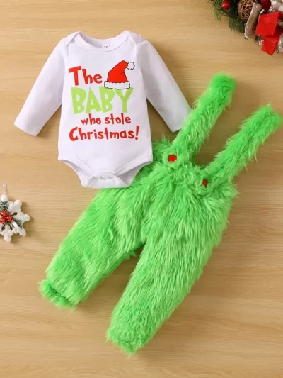 Cute Christmas Baby Onesie/Pant Sets