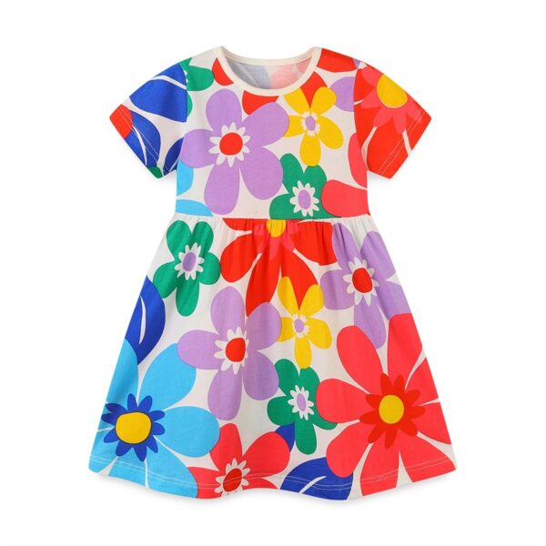 Animal Adventure Baby Girls Short Sleeve Dress - Image 2