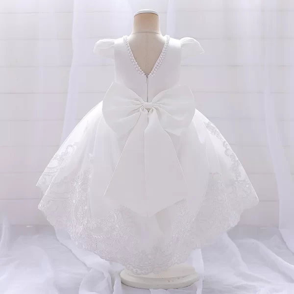 Toddler & Baby Girl's  Infant Bow Lace Party Dresses - Image 3