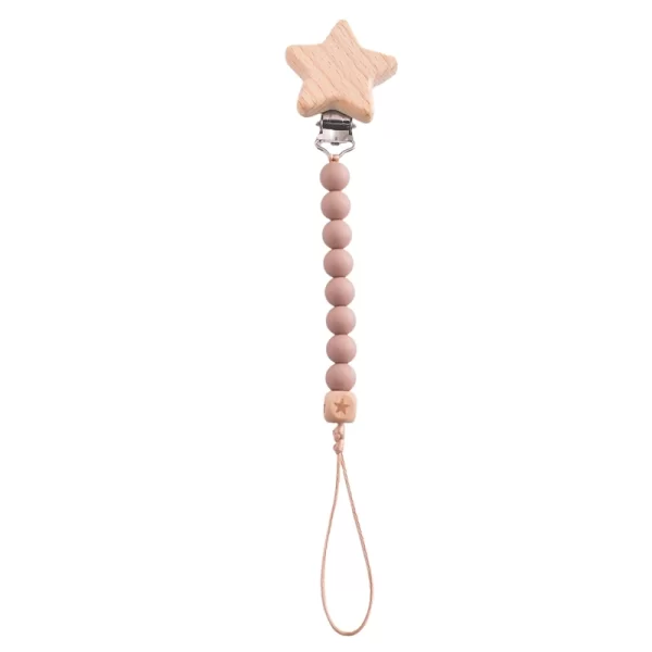 Baby Pacifier Flower Chain Beech Wood - Image 18