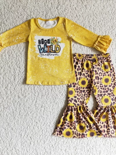 Sunflower Children's Fall Outfit