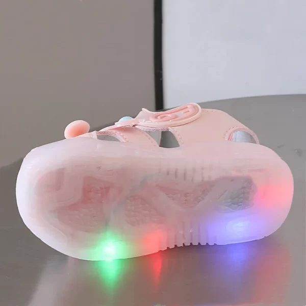 Little Duck Light-up LED First Walker Baby Shoes - Image 2