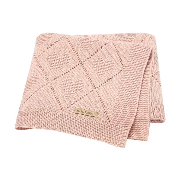 Baby Blankets Knitted Breathable Cotton - Image 7