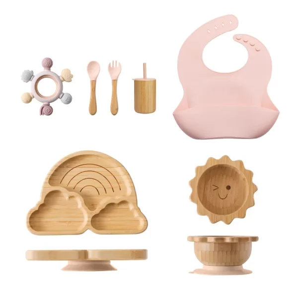 Bamboo Wooden Dinosaur Dinner Plate - Image 13