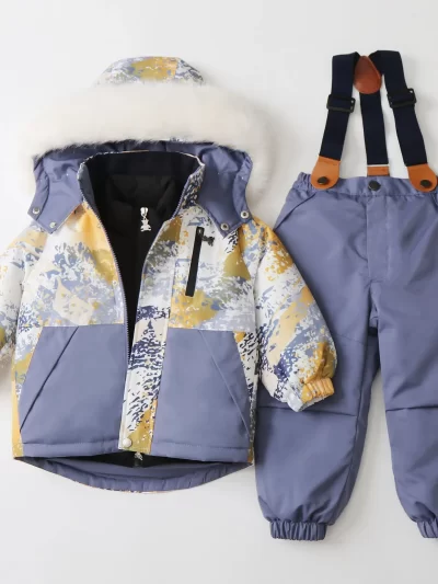 3Pcs Winter 2024 Kid's Snowsuit