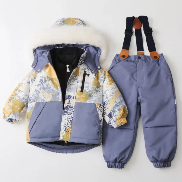 3Pcs Winter 2024 Kid's Snowsuit