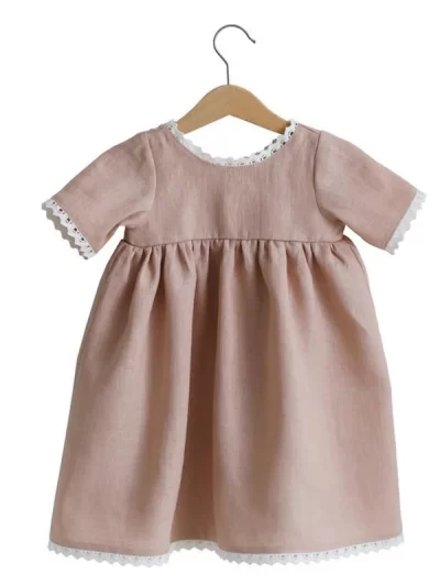 Baby Girl Party Dresses Lace Cotton
