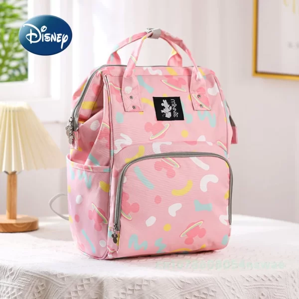Disney Mickey Minnie's New Diaper Bag Backpack - Image 3