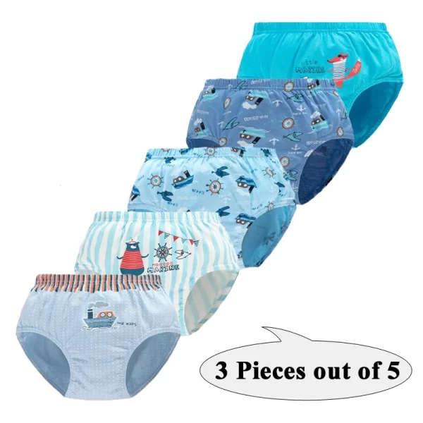 3 Pcs Boy's Underwear Cotton - Image 10