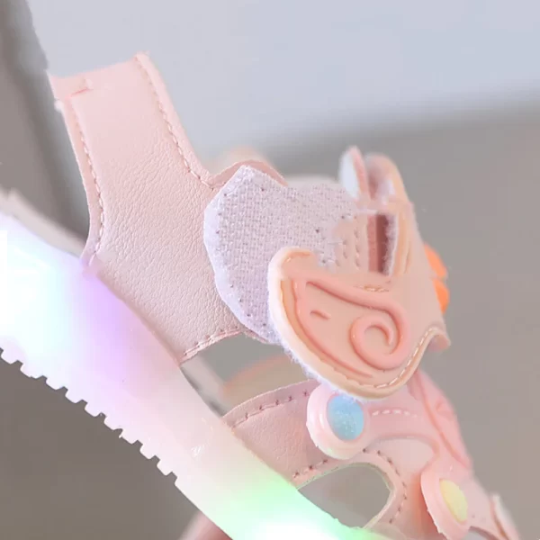 Little Duck Light-up LED First Walker Baby Shoes - Image 4
