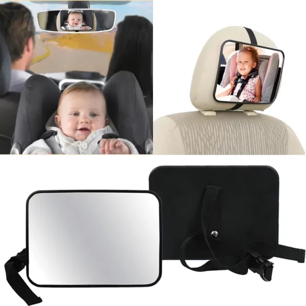 Baby Car Rear Seat View Safety Mirror - Image 2