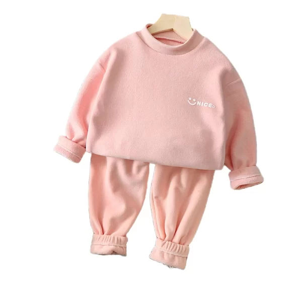 Children's Double Sided Velvet Pajamas - Image 11